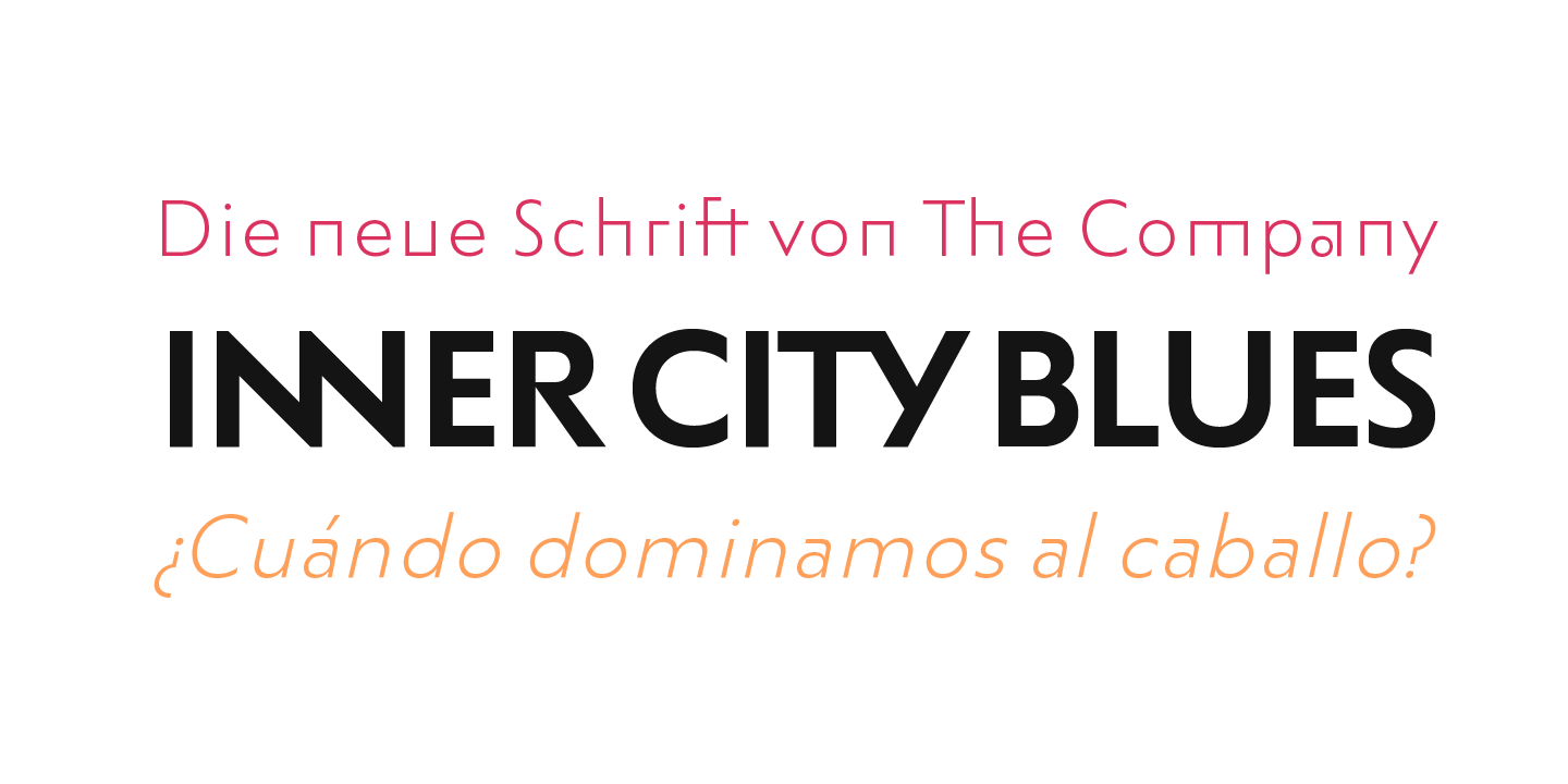 Example font LC Trinidad #9